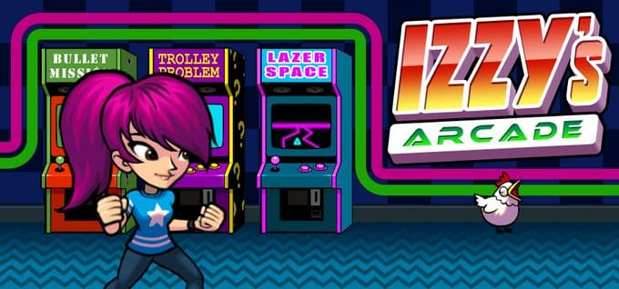 Izzy's Arcade banner