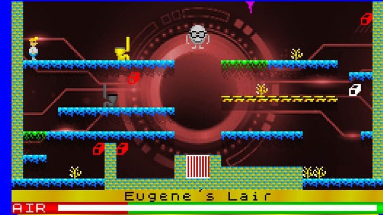 Manic Miner Eugene's Lair screen