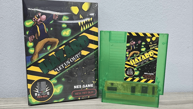 New NES homebrew game: Hazard: Let Us Out Collector's Edition