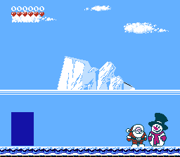 A screenshot from Christmas Crisis 2 NES