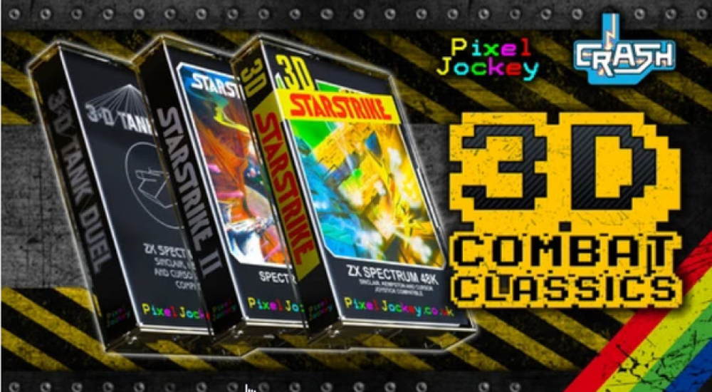 3D Combat Classics ZX Spectrum cassette cases