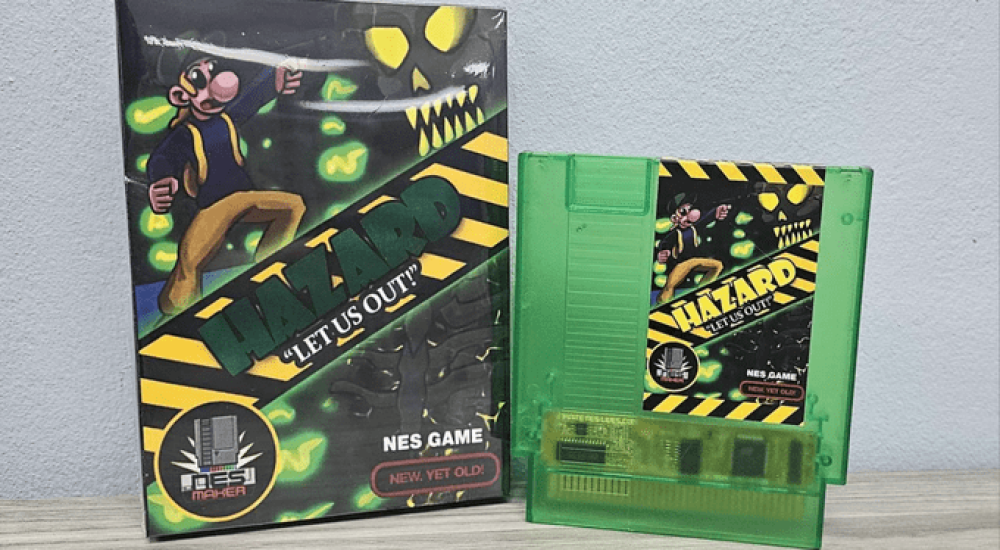 New NES homebrew game: Hazard: Let Us Out Collector's Edition