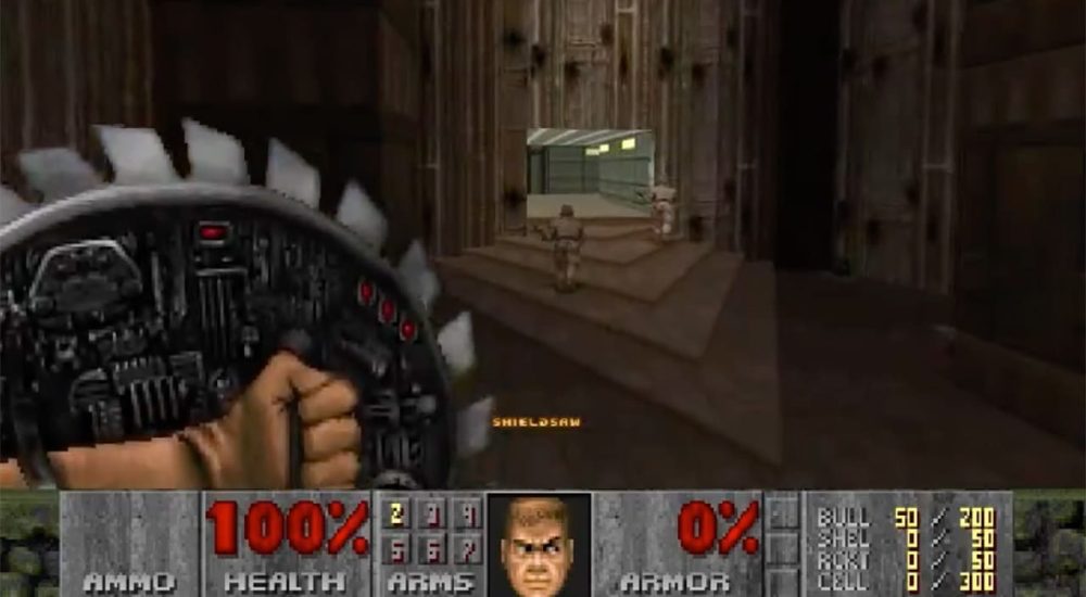 One Modder Makes Shield Saw a Playable Weapon in Original DOOM.