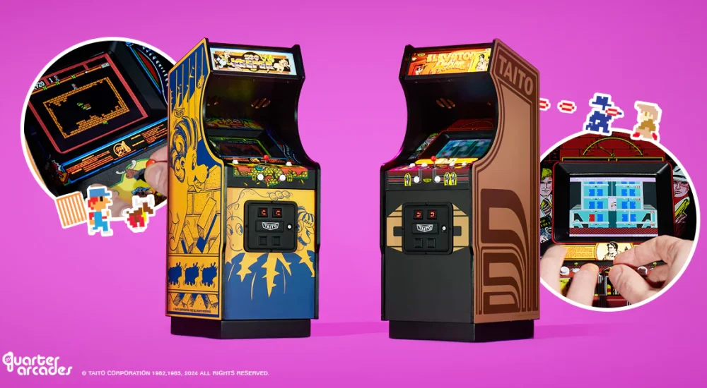 Numskull Designs Unveils Quarter-Scale Arcades for Elevator Action & Zoo Keeper