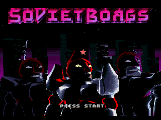 Soviet Borgs title screen